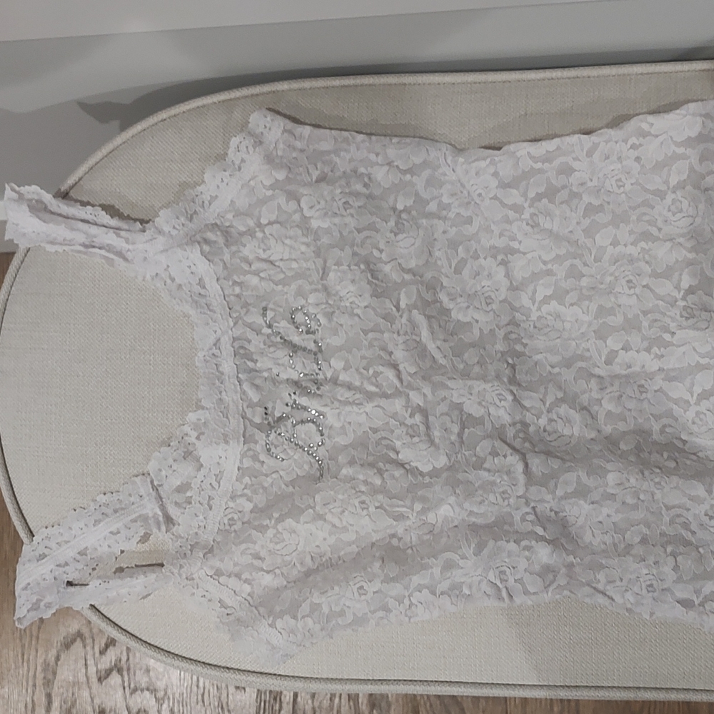 Hanky Panky Bride Lace tank top